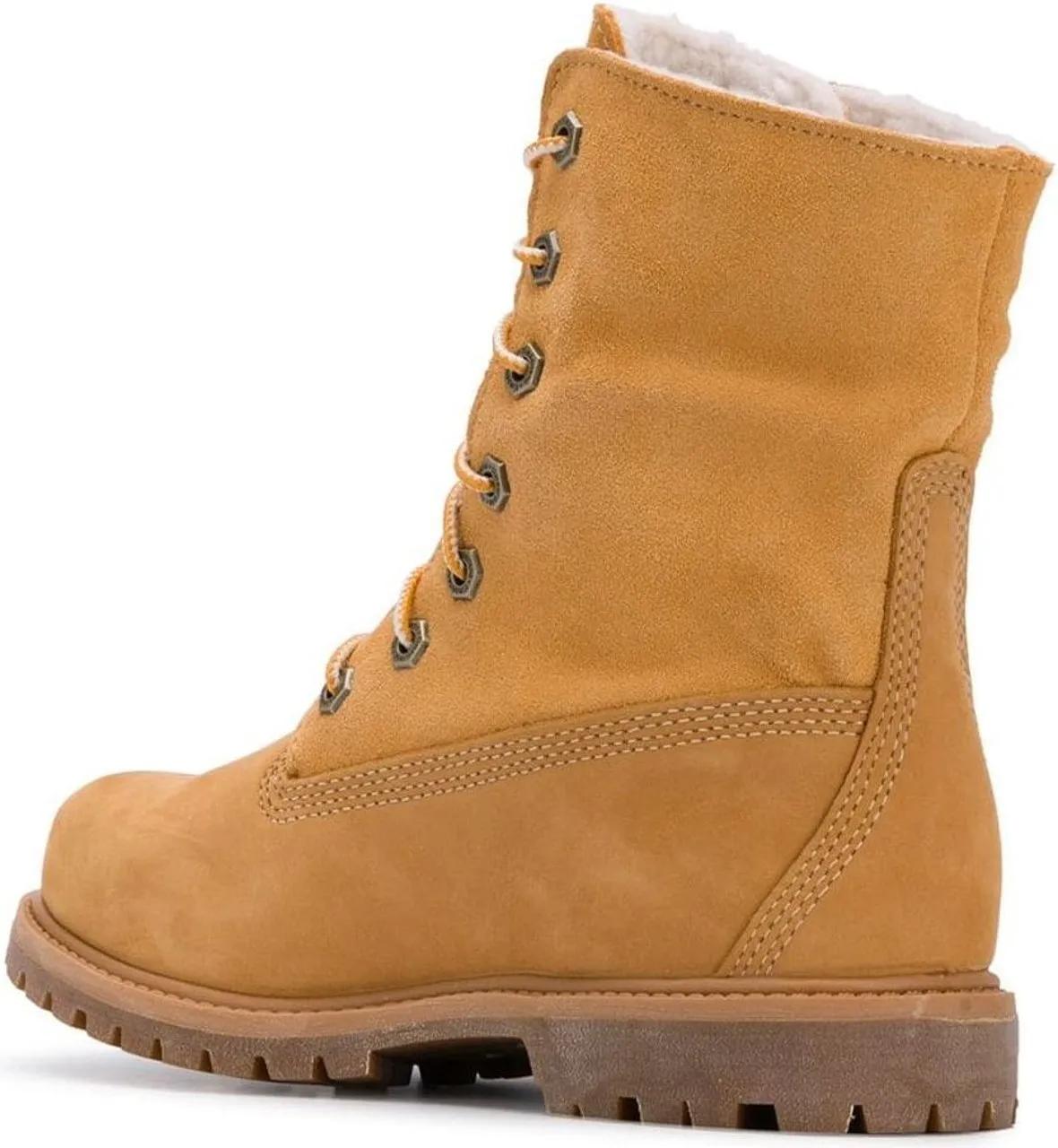 Thumbnail - Timberland Low-Top Sneaker - Authentic Teddy Fleece Fold Down Boots - Gr. 37 (EU) - in Braun - für Damen