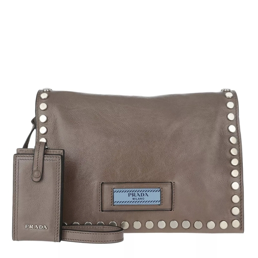 Prada Etiquette Shoulder Bag Argilla/Azzuro Crossbody Bag