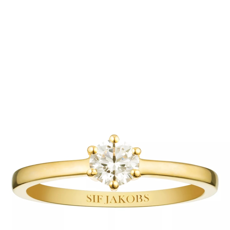 Sif Jakobs Jewellery Solitärring Ellera Uno Pianura Grande Ring Gold