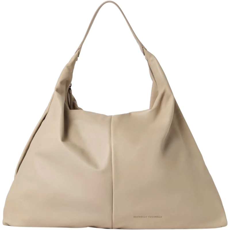 Brunello Cucinelli Schultertasche Bags Beige beige