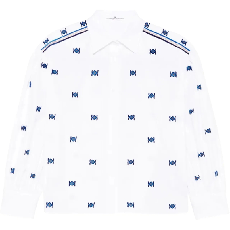 Ermanno Scervino T-shirt camicia divers mehrfarbig