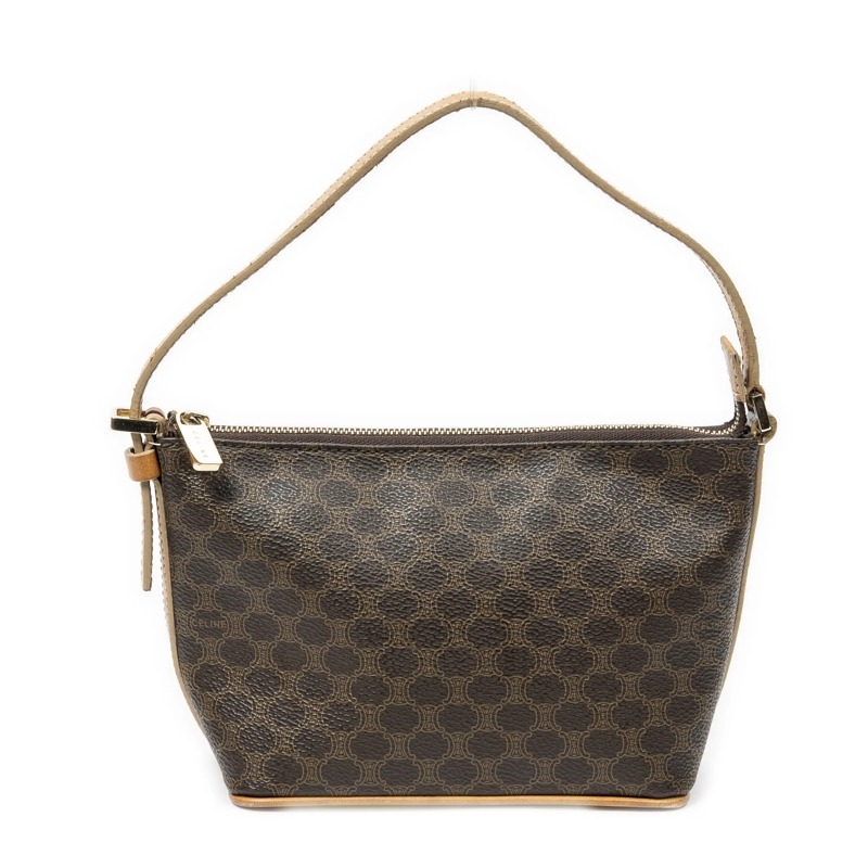 Celine Crossbody Bag Vintage Zip Pochette braun