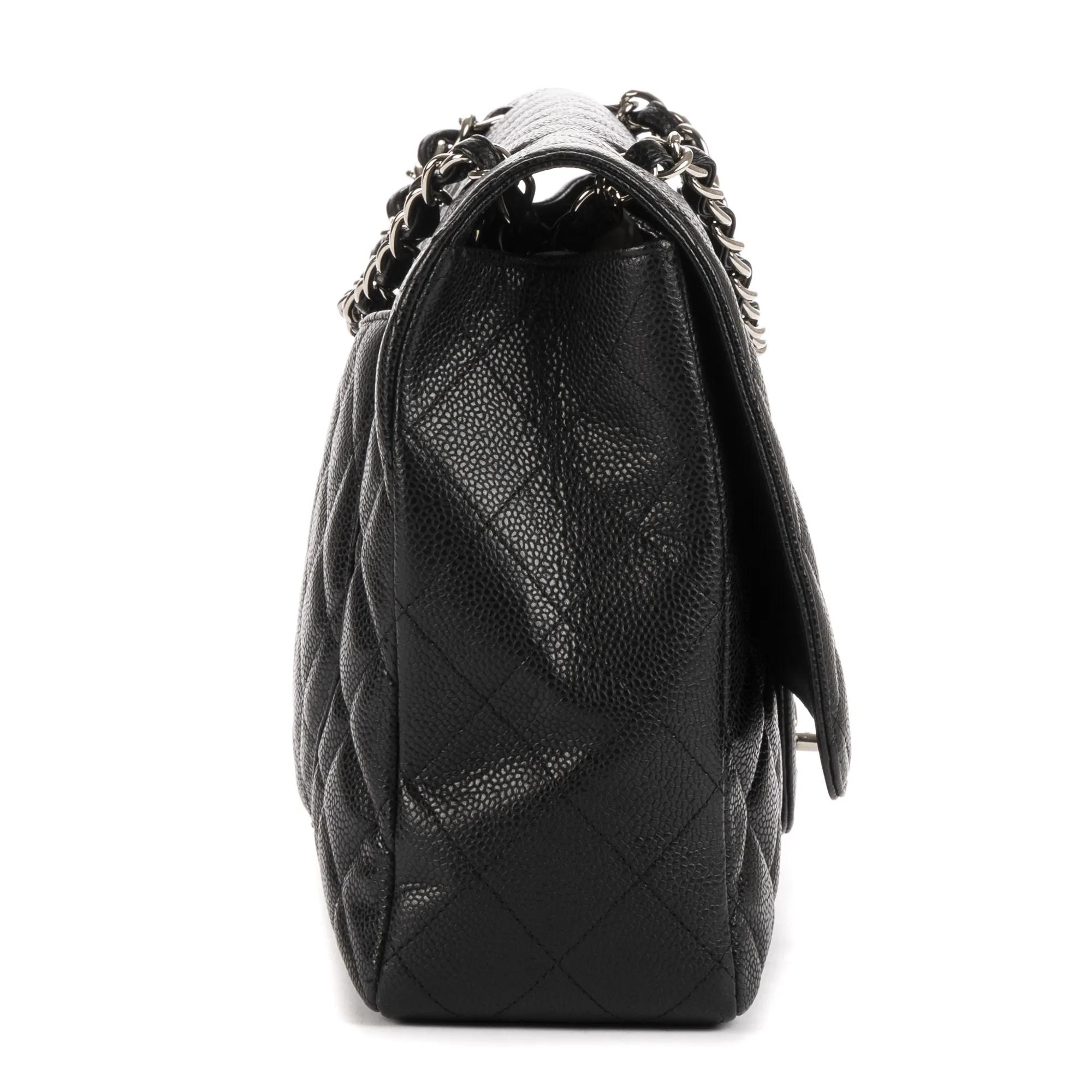 Thumbnail - Chanel Crossbody Bags - Classic Flap Jumbo - Gr. unisize - in Schwarz - für Damen