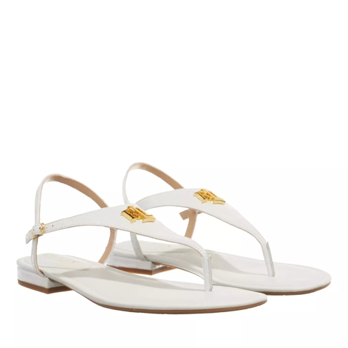 Lauren Ralph Lauren Ellington Sandals Flat Sandal Rl White Sandale