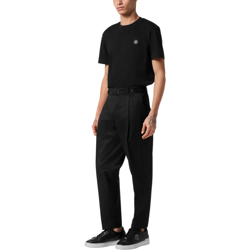 Philipp Plein Hose Hose Chinos Fit schwarz(Image 4)