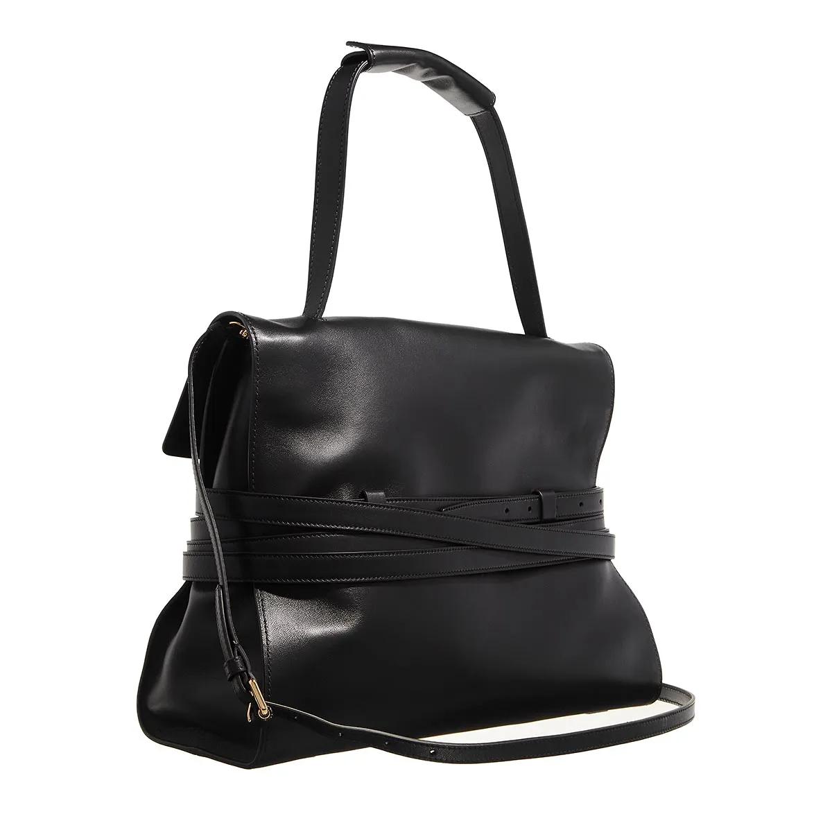 Moschino Satchels Shoulder Bag in zwart