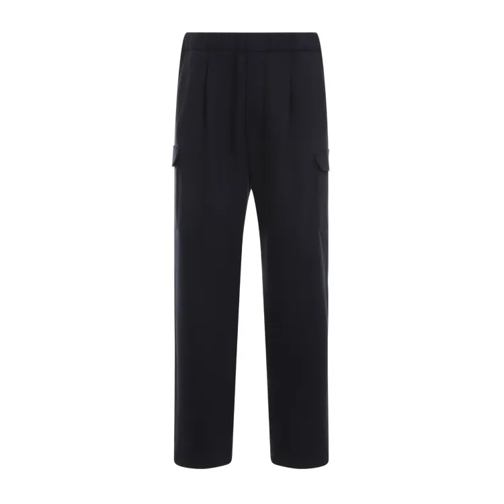 Prada Blue Cashmere Pants Blue 