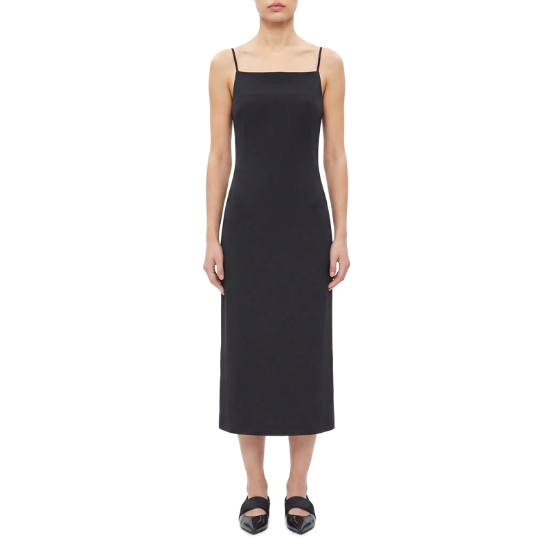 Givenchy Minikleid Draped Detail Midi Dress With Fitted Silhouette Black(Image 4)