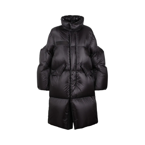 Sacai Veste de transition Oversized Midi Down Jacket Black