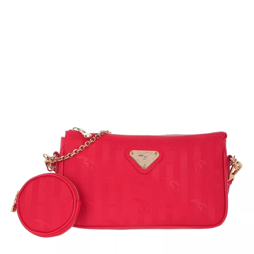 Maison Mollerus Zell Pocketbag Crossover Cherry Gold Crossbody Bag
