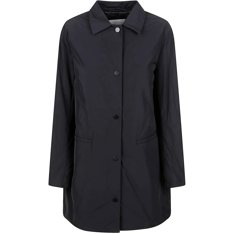 Max Mara Veste de transition Coats Black schwarz