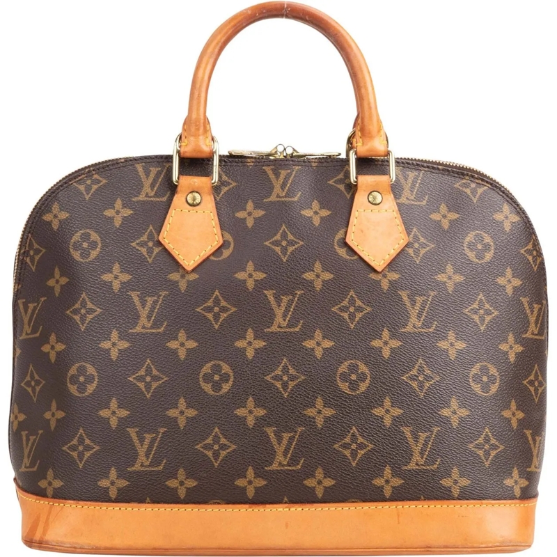 Louis Vuitton Tote Louis Vuitton Canvas Monogram Alma PM Handbag braun