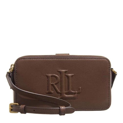 Lauren Ralph Lauren Wallet On A Chain Medium Dark Mahogany Portemonnee Aan Een Ketting