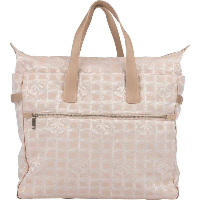 Chanel Schultertasche Chanel Travel Line XL Shopper Bag mehrfarbig