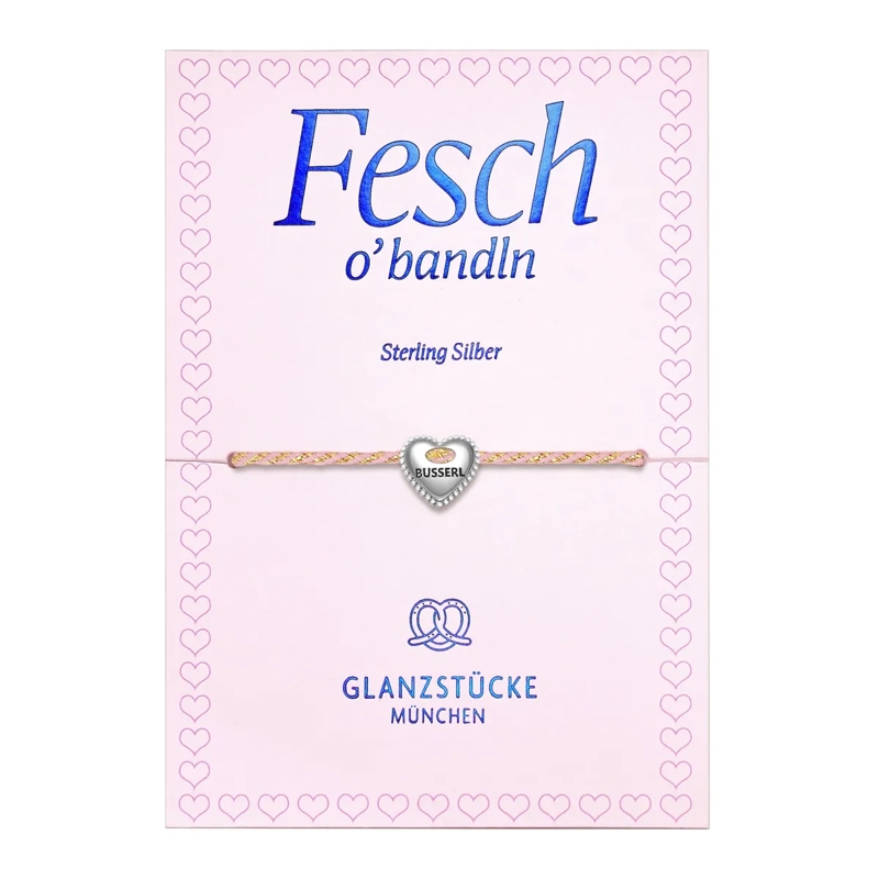 Glanzstücke München Armband Sterling Silber Armband Herz "BUSSERL" silber(Image 2)