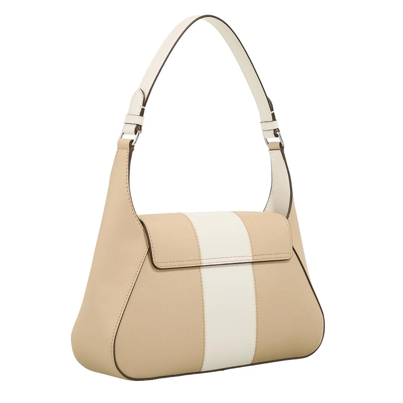 Lauren Ralph Lauren Schultertasche Schylar-Shoulder Bag-Medium Birch Tan/Soft White(Image 4)