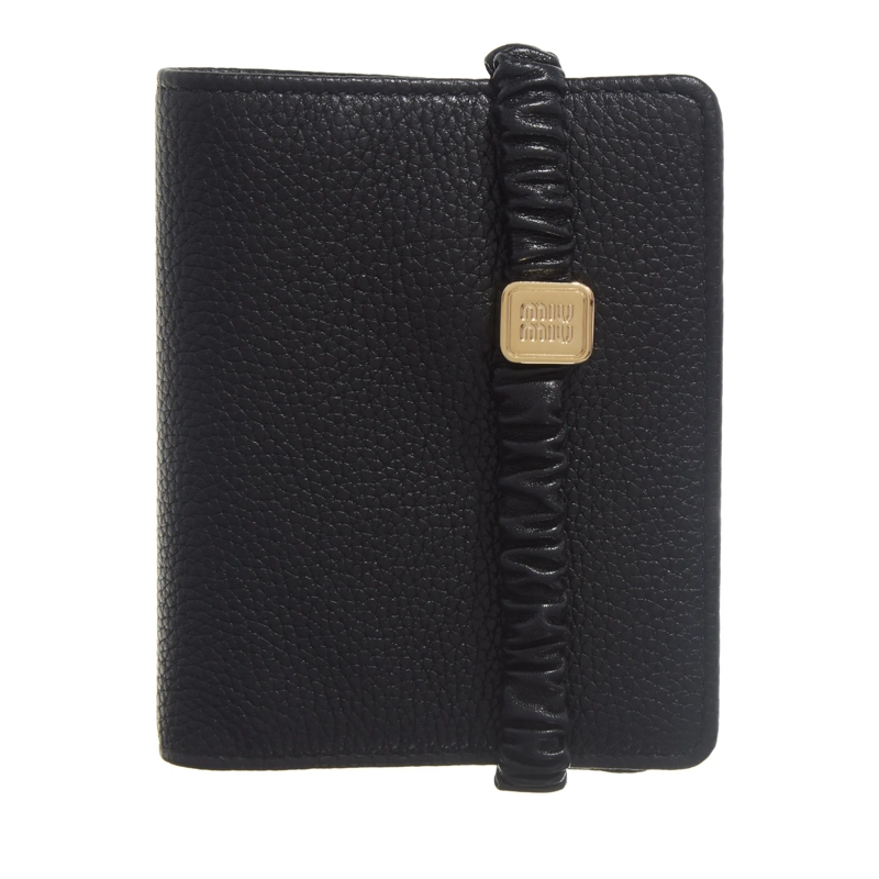 Miu Miu Bi-Fold-Portemonnaie Wallet Matelasse Black