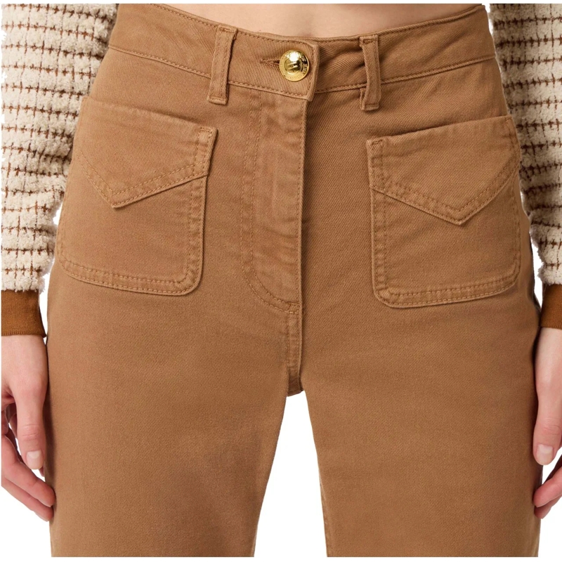 Elisabetta Franchi Jeans mit geradem Bein Elisabetta Franchi Women's Jeans Trousers Jeans Br braun(Image 4)