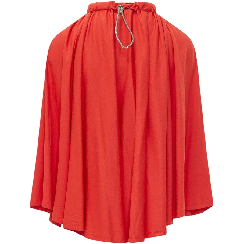 Coperni Top Top Drappeggiato con Collo Alto orange(Image 2)