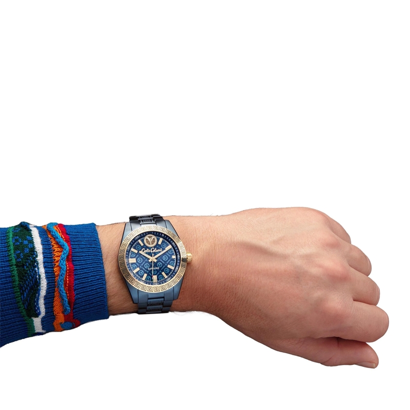 Carlo Colucci Quarzuhr Herrenuhr CC300 . blau(Image 2)