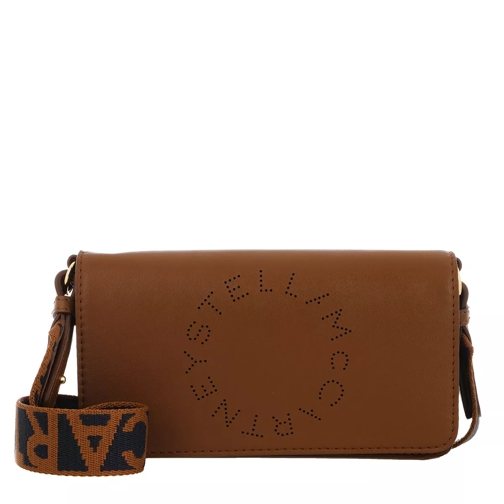 Stella McCartney Mini Crossbody Bag Eco Soft Alter Leather Cinnamon Crossbodytas
