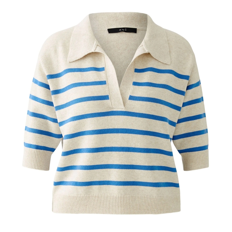 Oui Sweatshirt Pullover offwhite