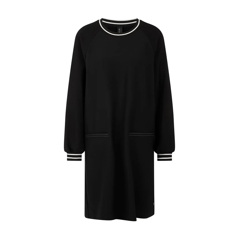Marc Cain Minikleid Midikleid aus Viskose-Mix schwarz