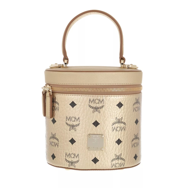 Metallic mcm bag sale