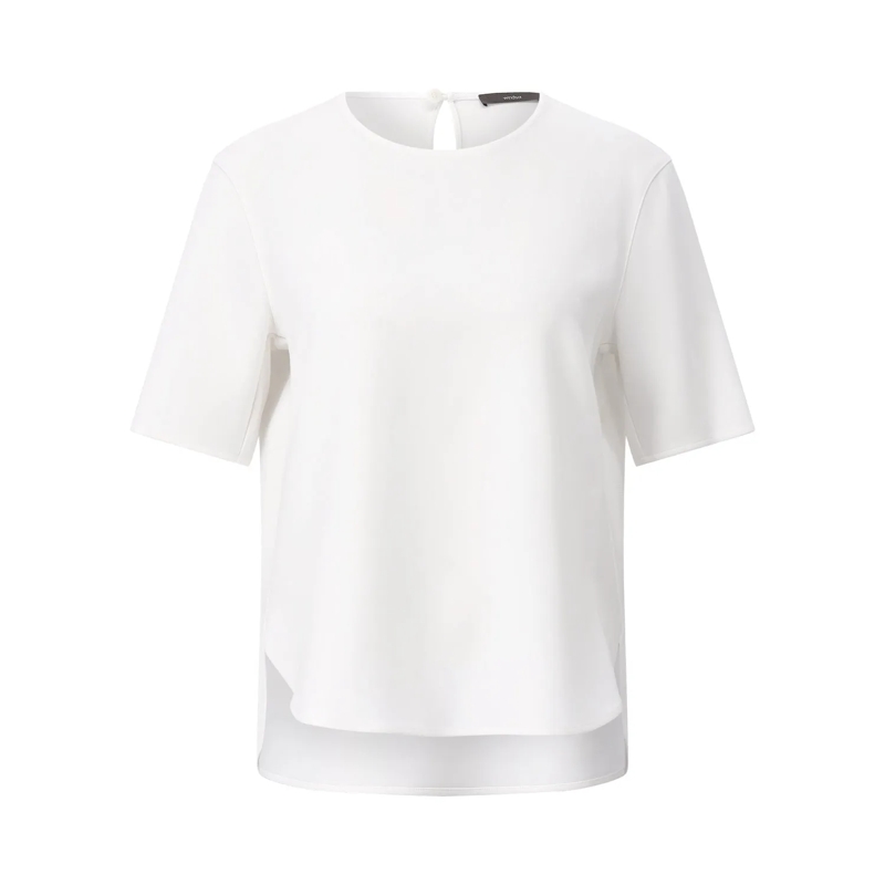 windsor. Bluse Kurzarm Blusenshirt Weiß