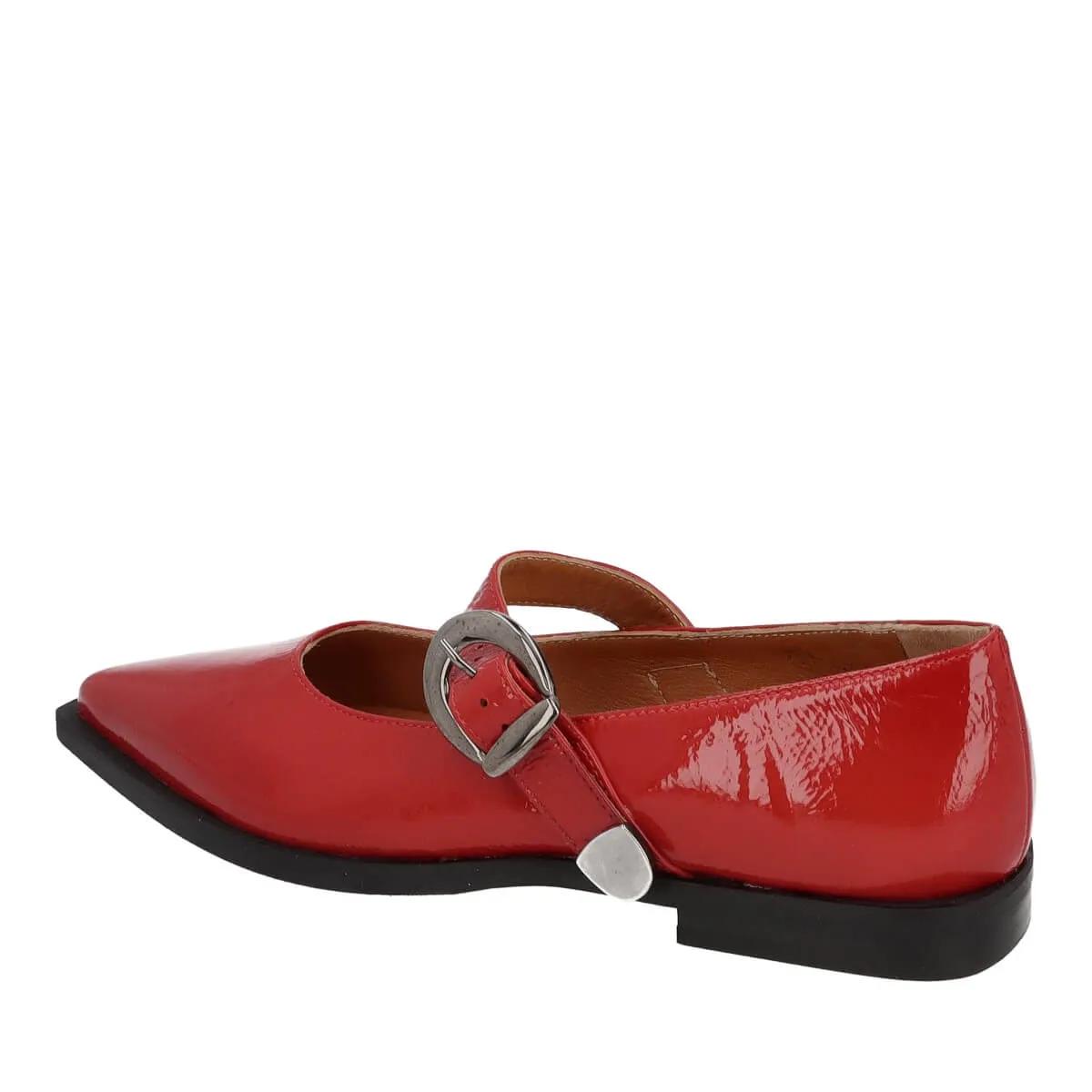 Thumbnail - Thea Mika Ballerinas - Ballerinas - Gr. 39 (EU) - in Rot - für Damen