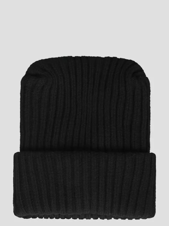 Moncler Mützen - Logo Beanie - Gr. ONE SIZE - in Schwarz - für Damen