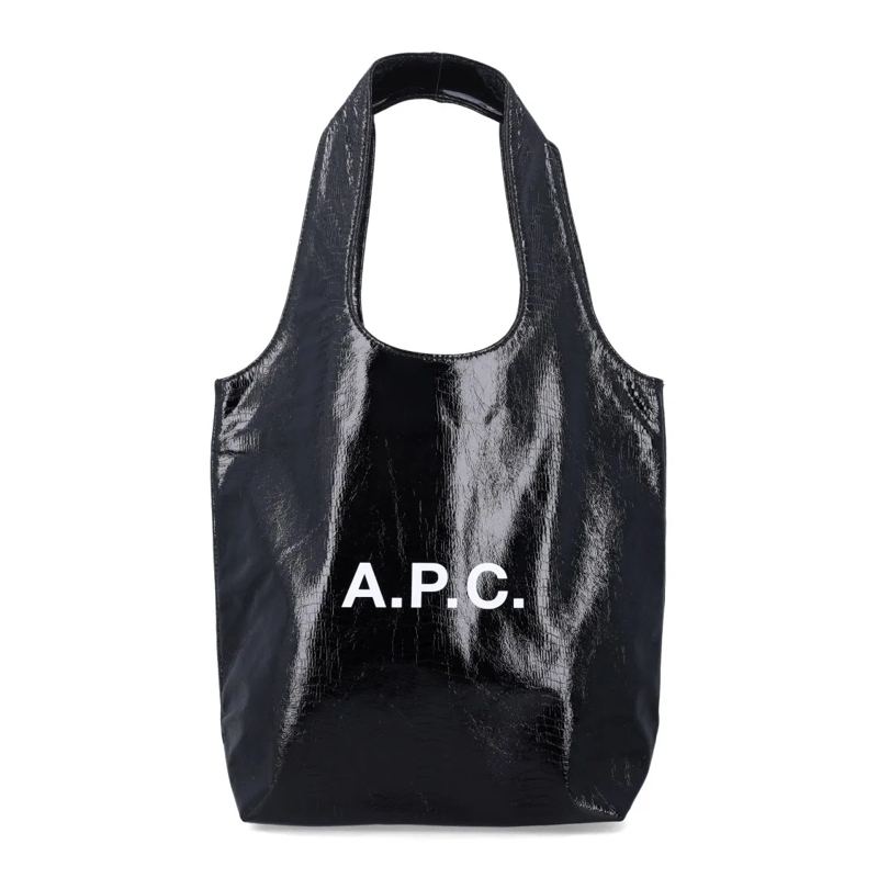A.P.C. Fourre-tout Ninon Black Small Tote Black