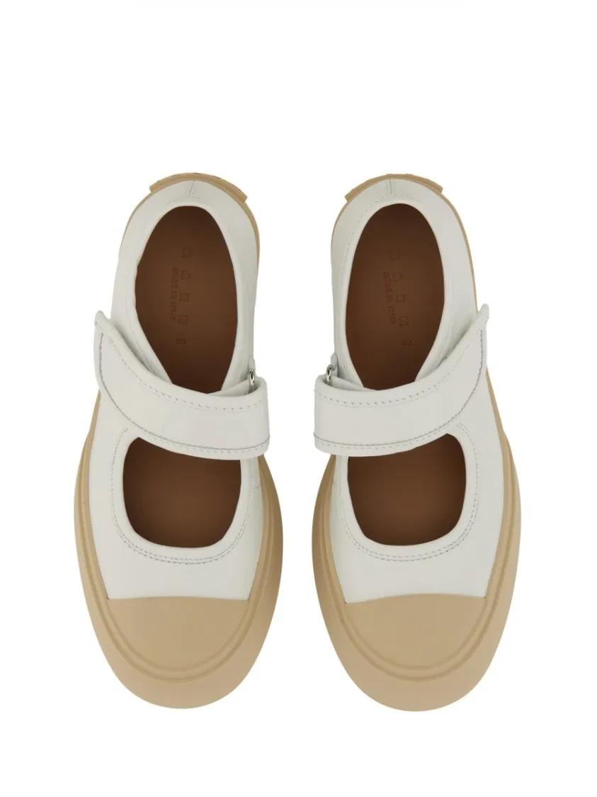 Thumbnail - Marni Low-Top Sneaker - Mary Jane Sneakers - Gr. 39 (EU) - in Weiß - für Damen