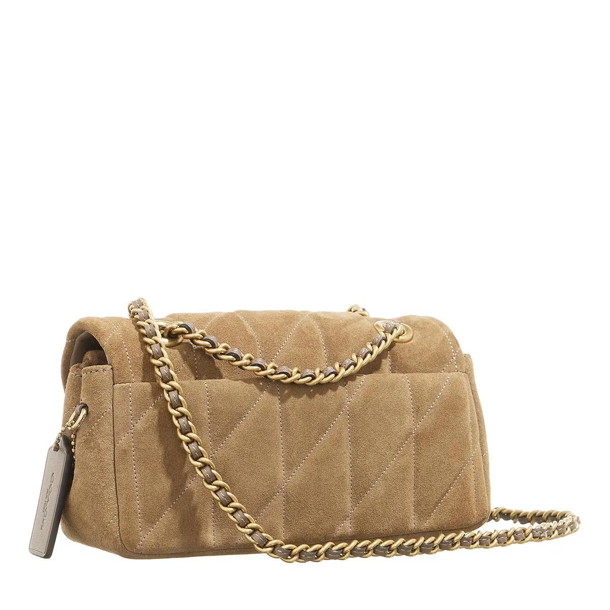 Coach Crossbody bags Quilted Suede Tabby Shoulder Bag 20 With Chain in bruin