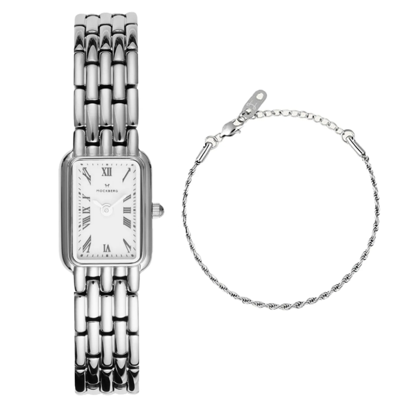 Mockberg Chronographe Renaissance Combo Uhr Silber