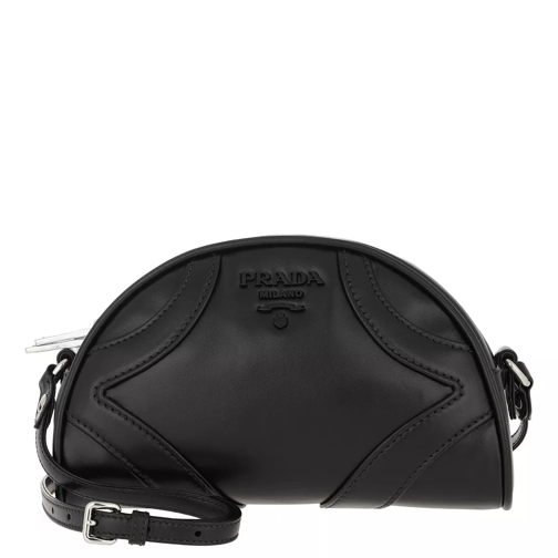 Prada Crossbody Bag Leather Black Crossbodytas