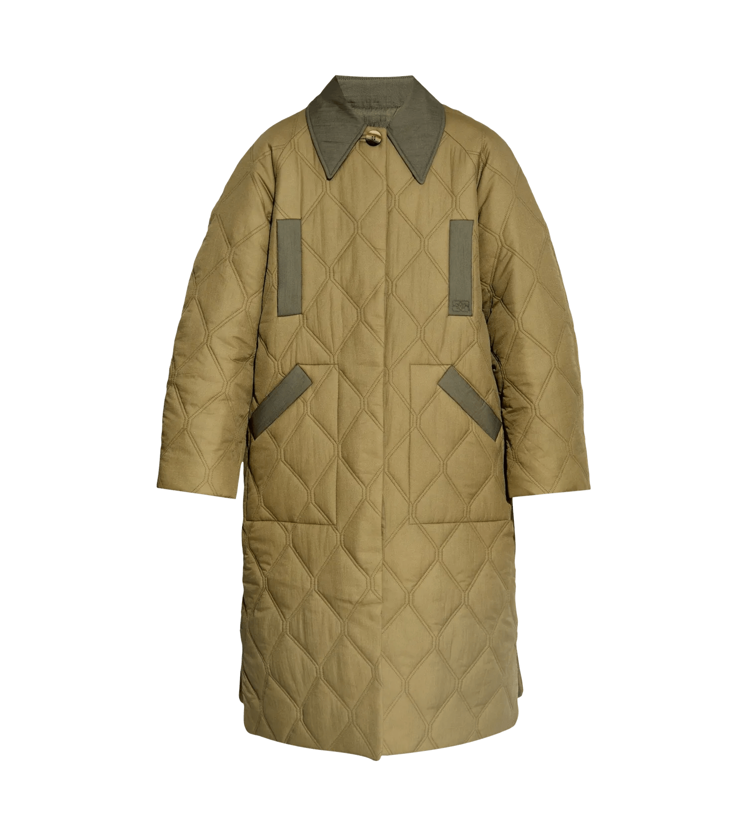 GANNI - Gesteppte Jacke - Größe XXS/XS - multi