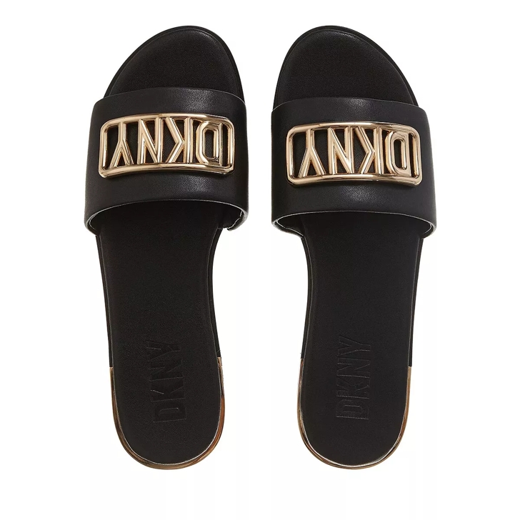 Dkny discount black sandals