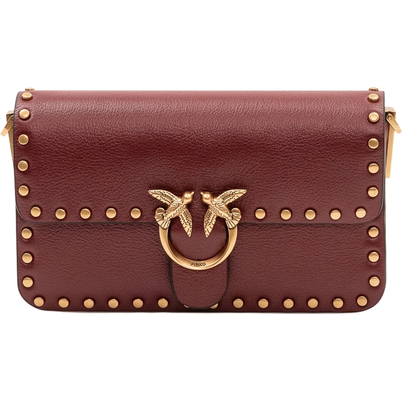 Pinko Schultertasche Love One Slouchy Baby Borsa a Spalla braun