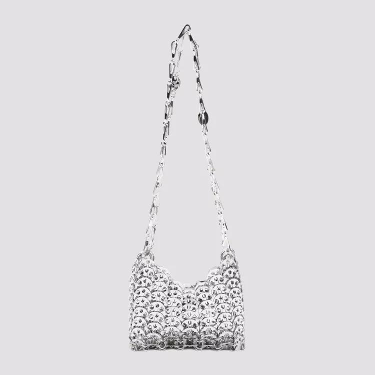 Paco Rabanne Shoppers 1969 Nano Silver Brass Pochette in zilver