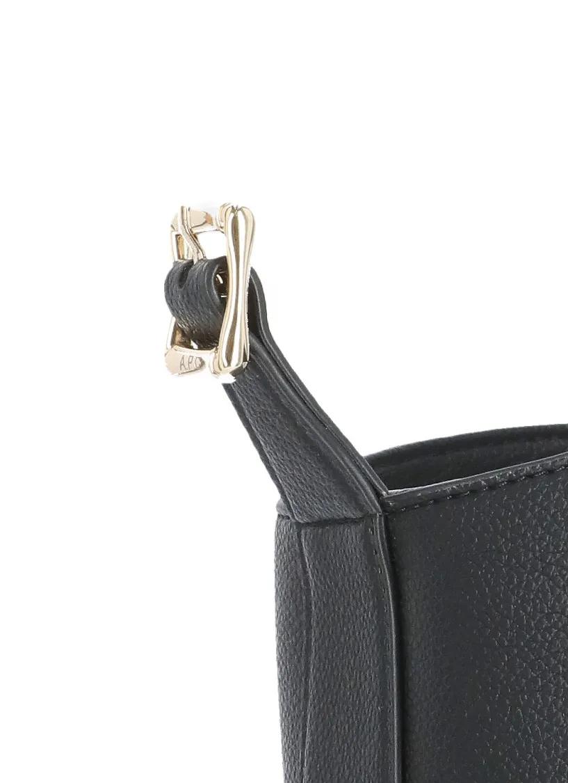 A.P.C. Bucket bags Ana Small Shoulder Bag in zwart