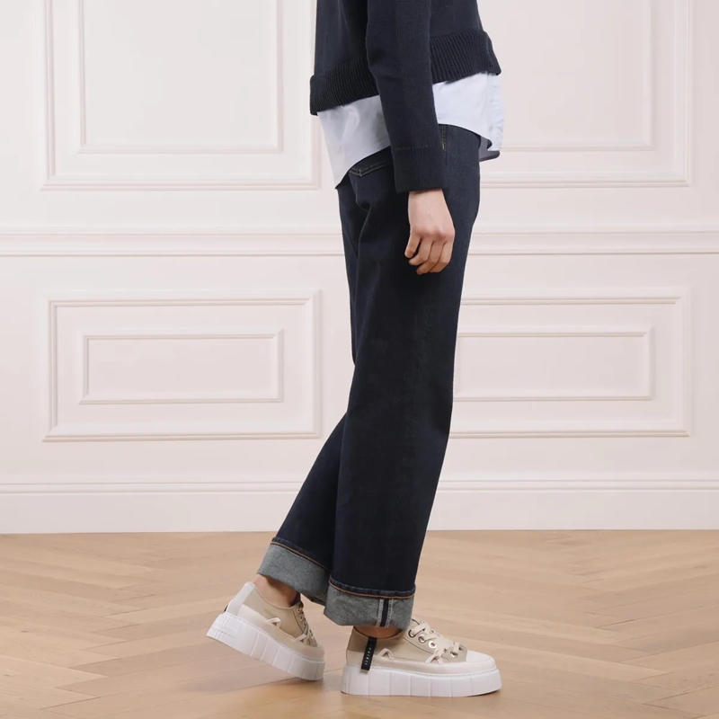 INUIKII Plateau-Sneaker Matilda Canvas Low Grey(Image 2)