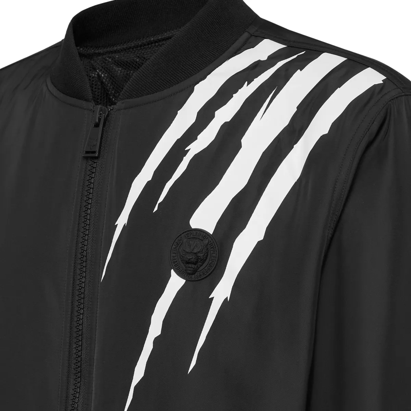Plein Sport Daunenjacke Bomber Scratch schwarz(Image 3)