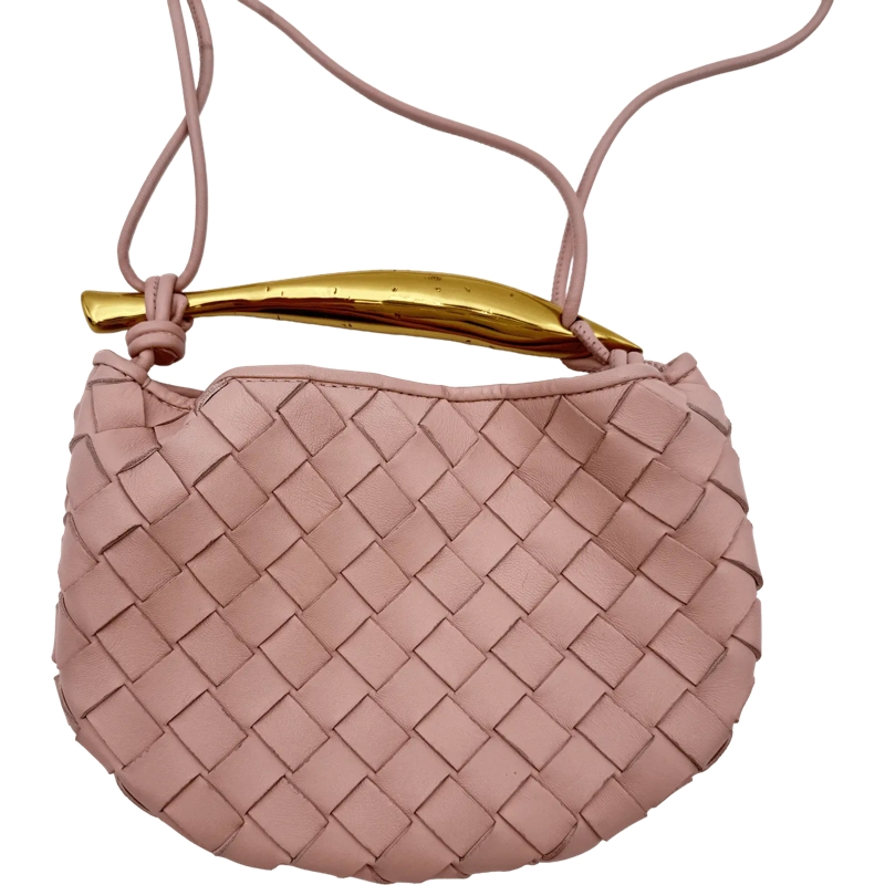 Bottega Veneta Schultertasche Bottega Veneta Mini Sardine - Lotus rose