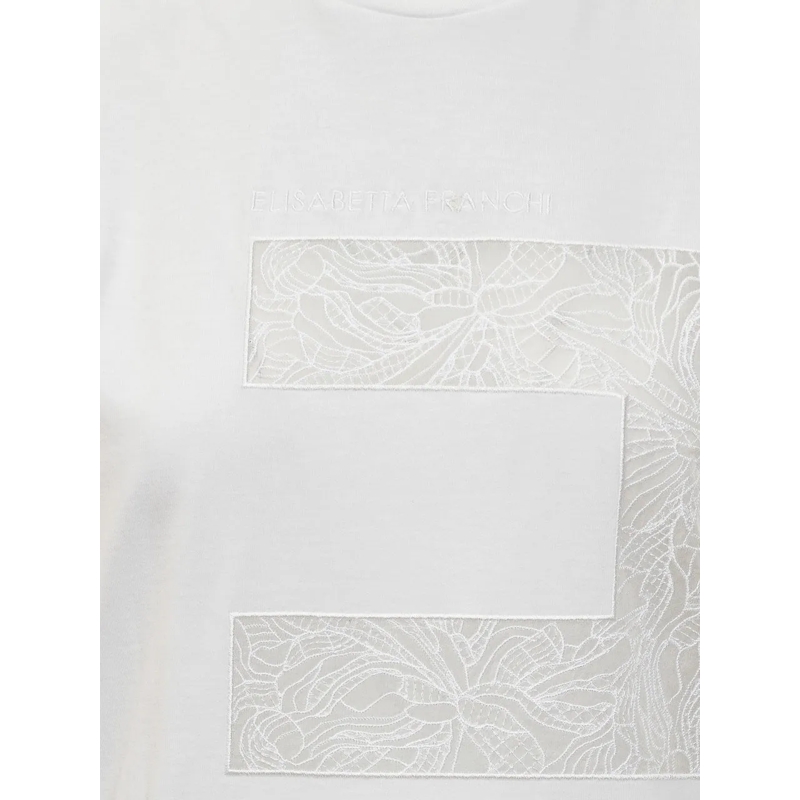 Elisabetta Franchi T-shirt T-Shirt weiß(Image 3)