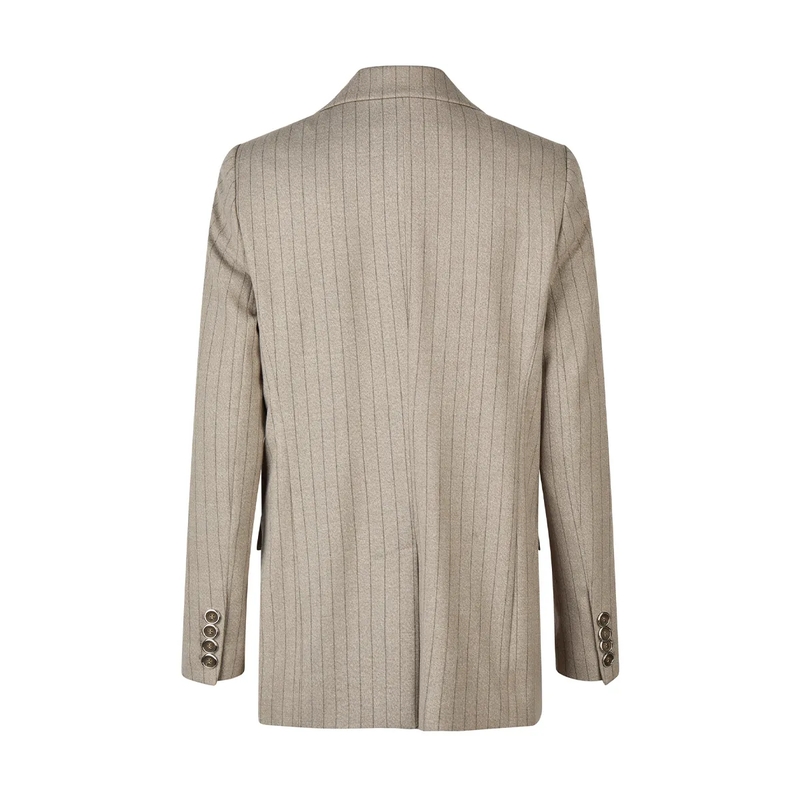 Marc Aurel Blazer Blazer- Rückenschlitz- Ärmel mit Knöpfen- Sati beige(Image 5)