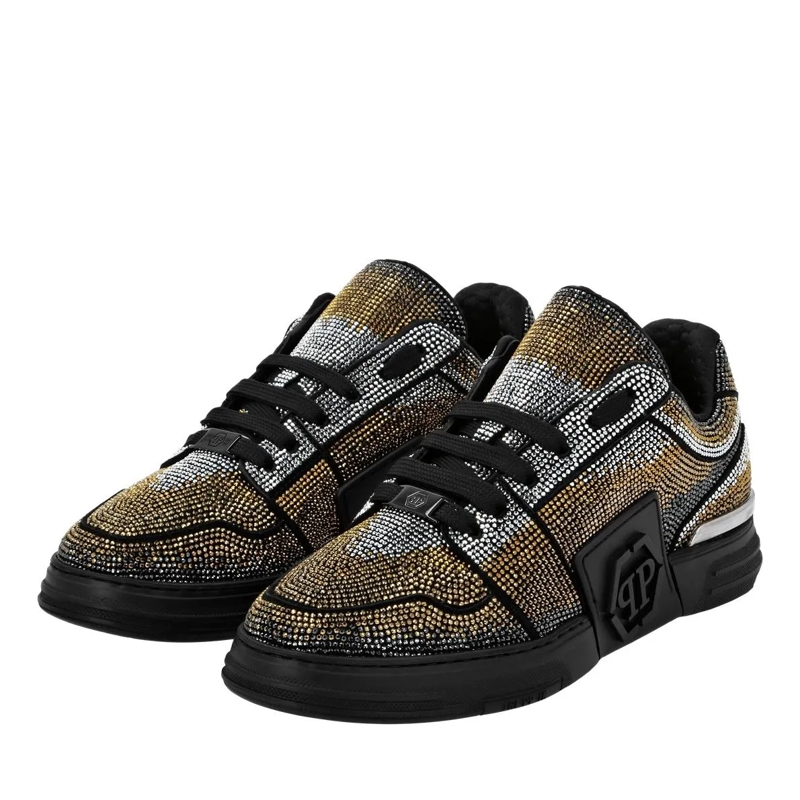 Philipp Plein Low-Top-Sneaker Sneaker Hexagon Mit Schmucksteinen braun(Image 2)