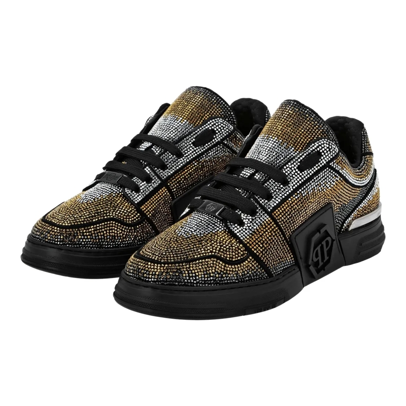 Philipp Plein Low-Top-Sneaker Sneaker Hexagon Mit Schmucksteinen braun(Image 5)
