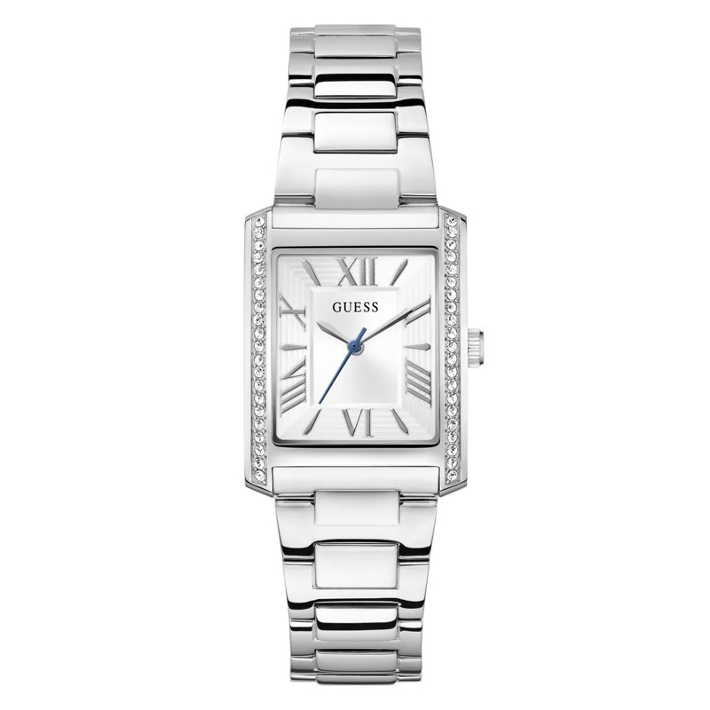Guess Quarzuhr Quarz-Analoguhr Bonnie silber