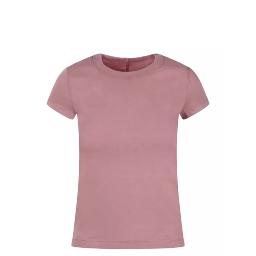 Rick Owens Cropped Level T-Shirt Pink 